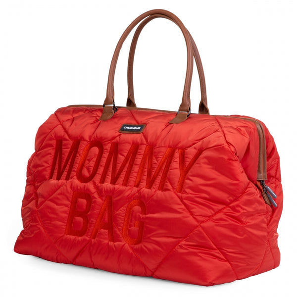Cloud Comfort Puffer Mommy Bag - Red