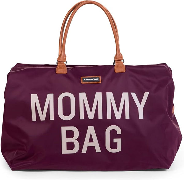 Effortlessly Stylish Aubergine Mommy Bag