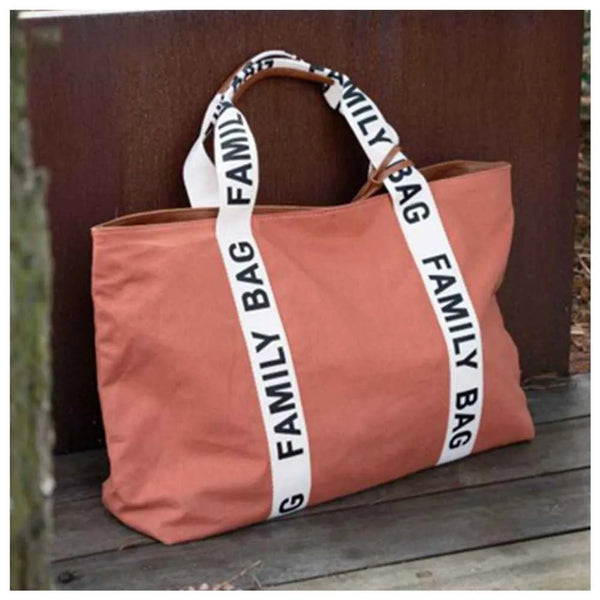 Signature Family Bag Terracotta - Canvas Material