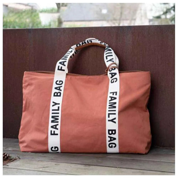 Signature Family Bag Terracotta - Canvas Material