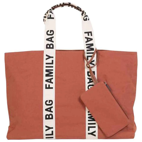 Signature Family Bag Terracotta - Canvas Material