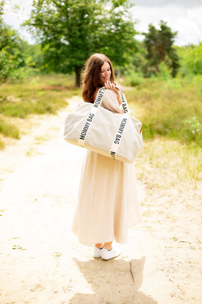 Mommy Bag Signature Off-White Canvas