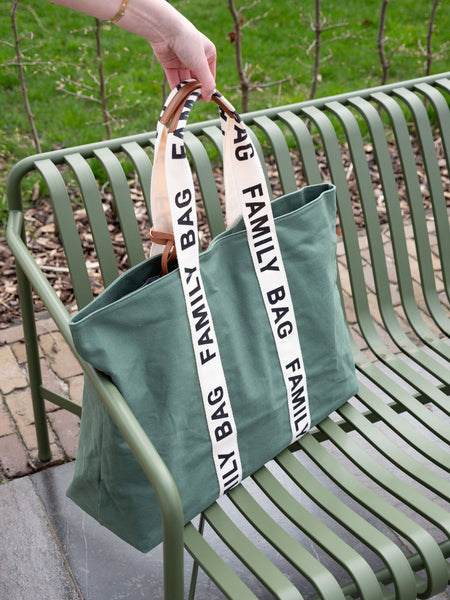 Signature Family Bag Green - Canvas Material