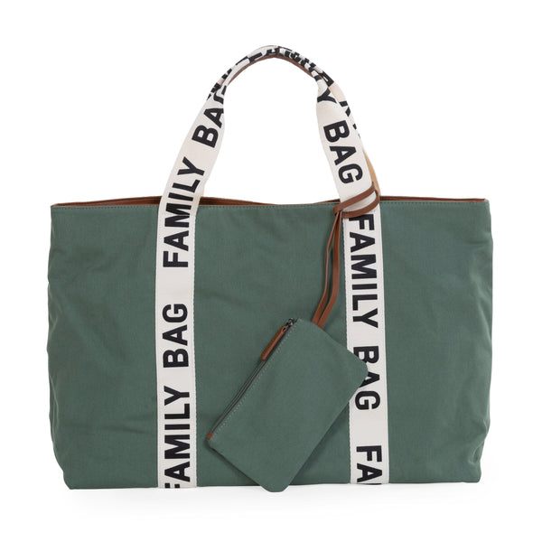 Signature Family Bag Green - Canvas Material