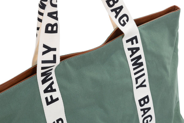 Signature Family Bag Green - Canvas Material