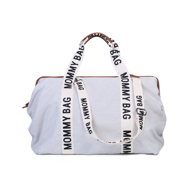 Mommy Bag Signature Off-White Canvas