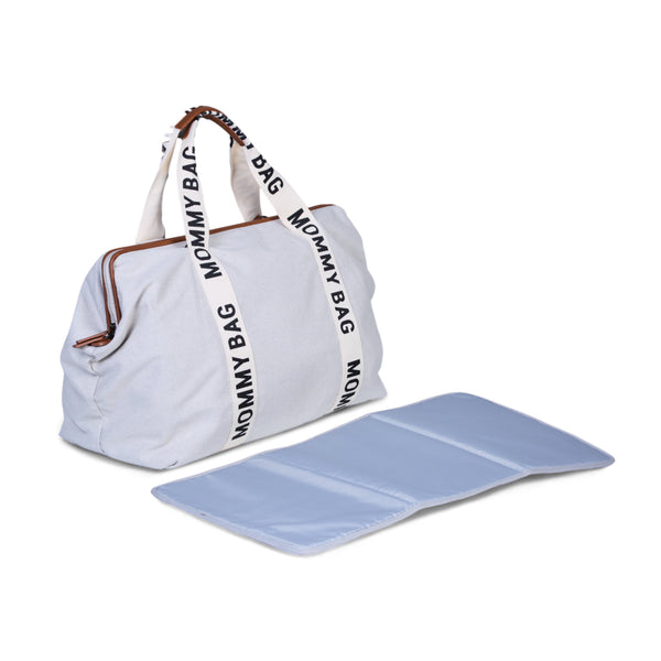 Mommy Bag Signature Off-White Canvas