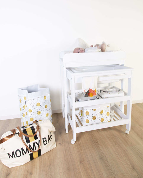 Chic Stripes Canvas Mommy Bag