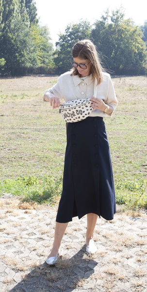 ON THE GO BANANA BAG LEOPARD PRINT