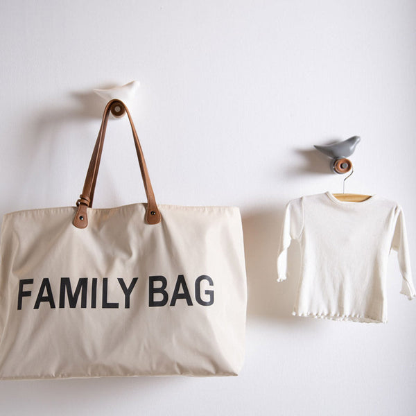 Serene & Stylish Off-White Family Bag