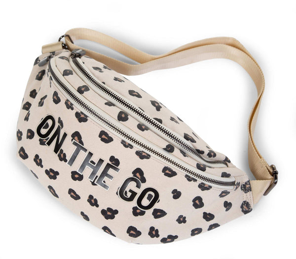 ON THE GO BANANA BAG LEOPARD PRINT