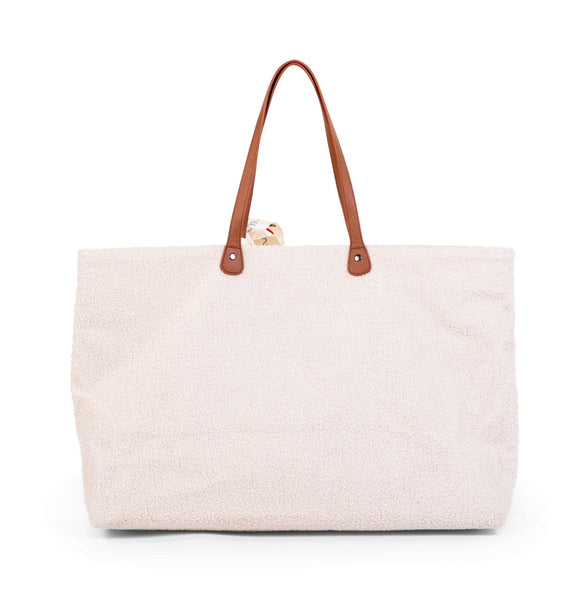 Cozy Teddy Off-White Comfort Family Bag