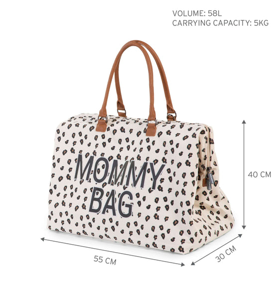 MOMMY BAG & BABY NECESSITIES BUNDLE LEOPARD PRINT