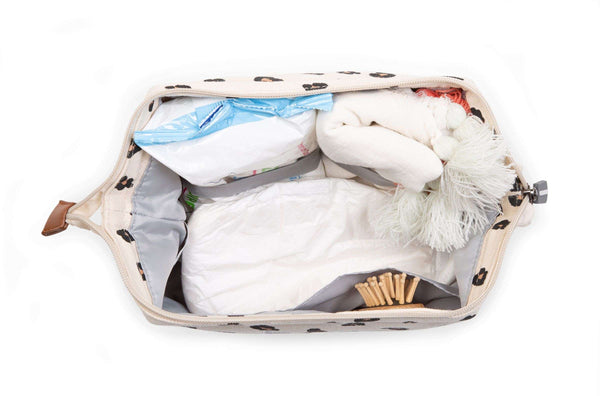 BABY NECESSITIES TOILETRY BAG LEOPARD PRINT