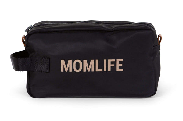 MOMMY BAG & MOMLIFE TOILETRY BAG BUNDLE BLACK