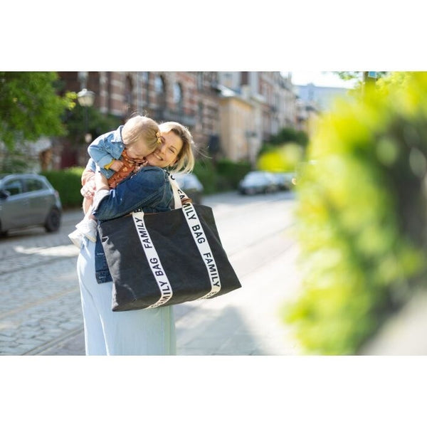 Signature Family Bag Black - Canvas Material