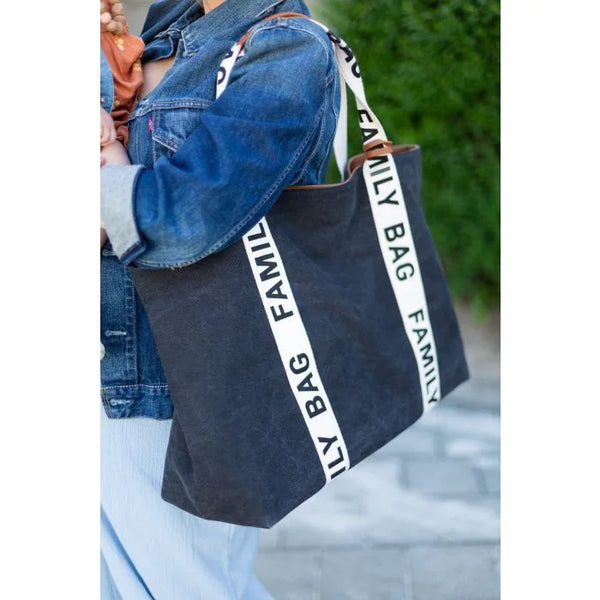 Signature Family Bag Black - Canvas Material
