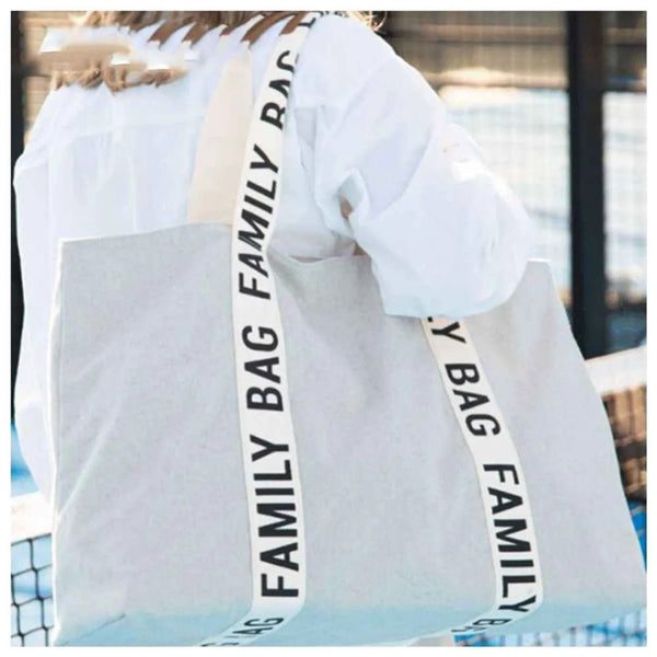 Nursery Bag Mommy Bag ® Signature + Family Bag Signature Canvas Off-White Bundle