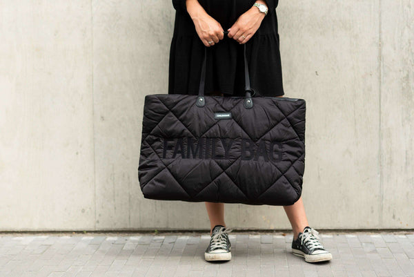 Cloud Comfort Puffer Family Bag - Black