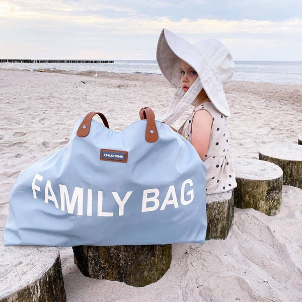 Effortlessly Stylish Grey Family Bag