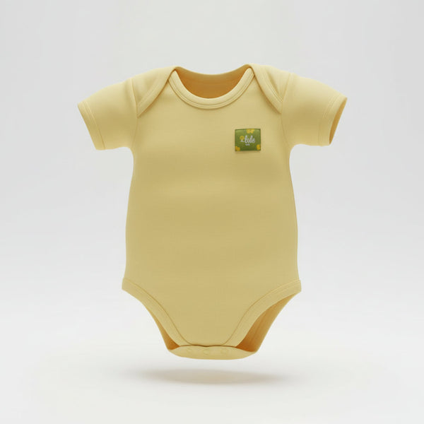 Infant Short Sleeve Bodysuit/Onesie Yellow
