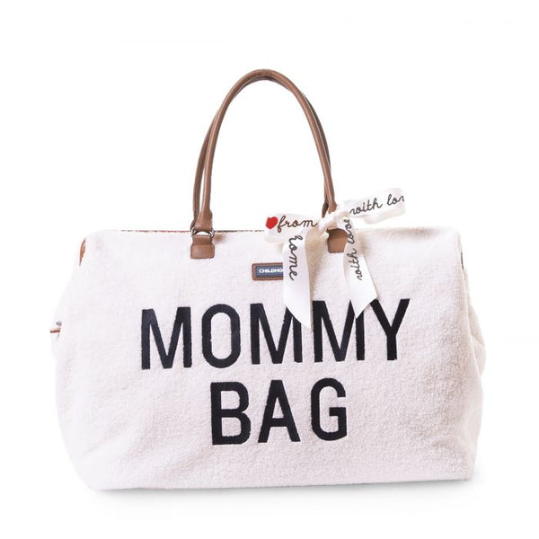 Cozy Teddy Comfort Mommy Bag Off-White
