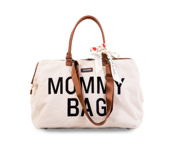 Cozy Teddy Comfort Mommy Bag Off-White