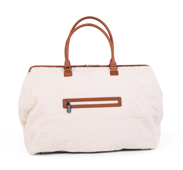 Cozy Teddy Comfort Mommy Bag Off-White