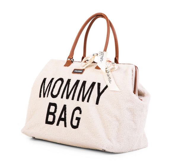 Cozy Teddy Comfort Mommy Bag Off-White
