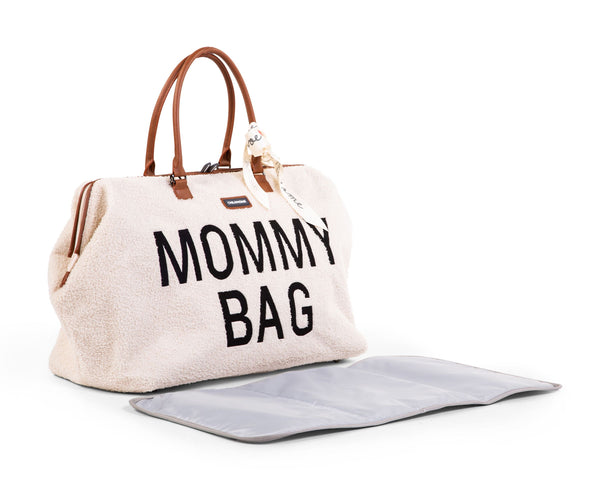 Cozy Teddy Comfort Mommy Bag Off-White