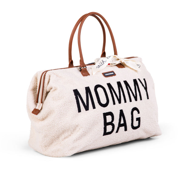 Cozy Teddy Comfort Mommy Bag Off-White