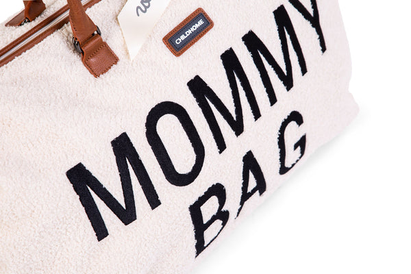Cozy Teddy Comfort Mommy Bag Off-White