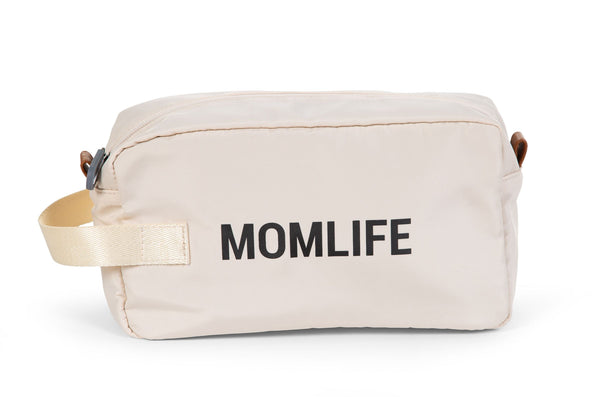 MOMMY BAG & MOMLIFE TOILETRY BAG BUNDLE OFF-WHITE