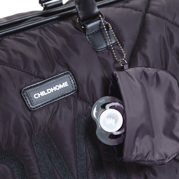 Cloud Comfort Puffer Mommy Bag - Black