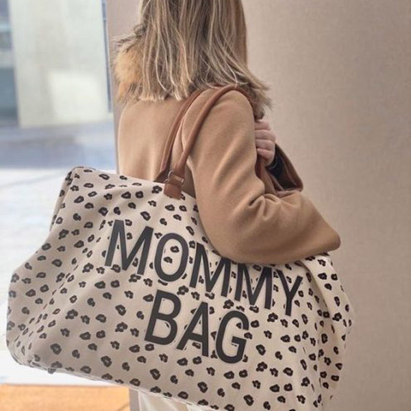 Bold Leopard Print Mommy Bag