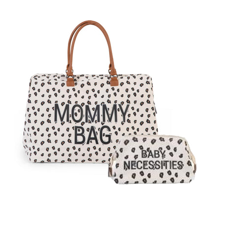 MOMMY BAG & BABY NECESSITIES BUNDLE LEOPARD PRINT